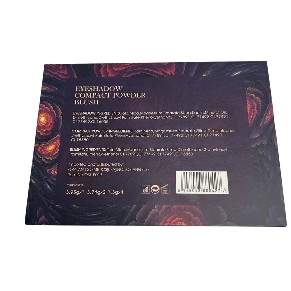 Okalan Makeup Set Eyeshadow Compact Powder Blush Palette Cosmetic Kit‎ B